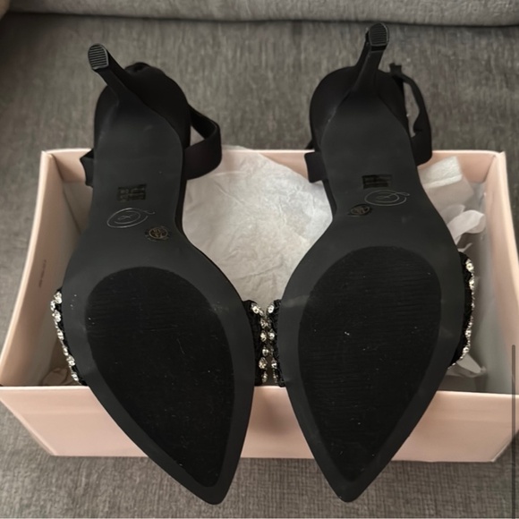 Chinese Laundry Black Justine Fab-Stone NWT High Heel - Picture 3 of 4